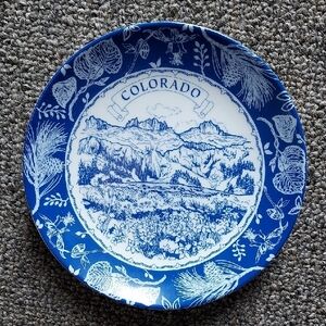 Blue and White Decorative Plate